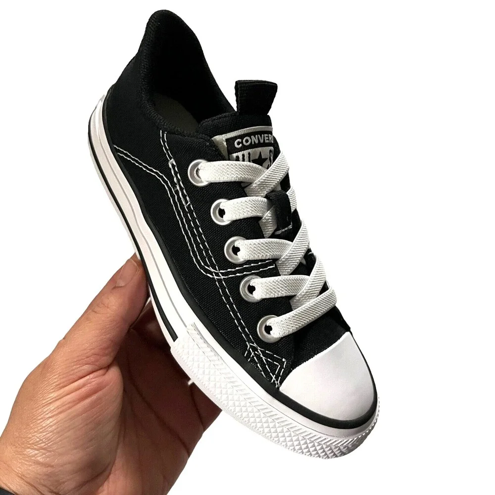 Converse Chuck Taylor All‎ Star Rave Girls Boys Slip-on Sneakers Size 11 Black